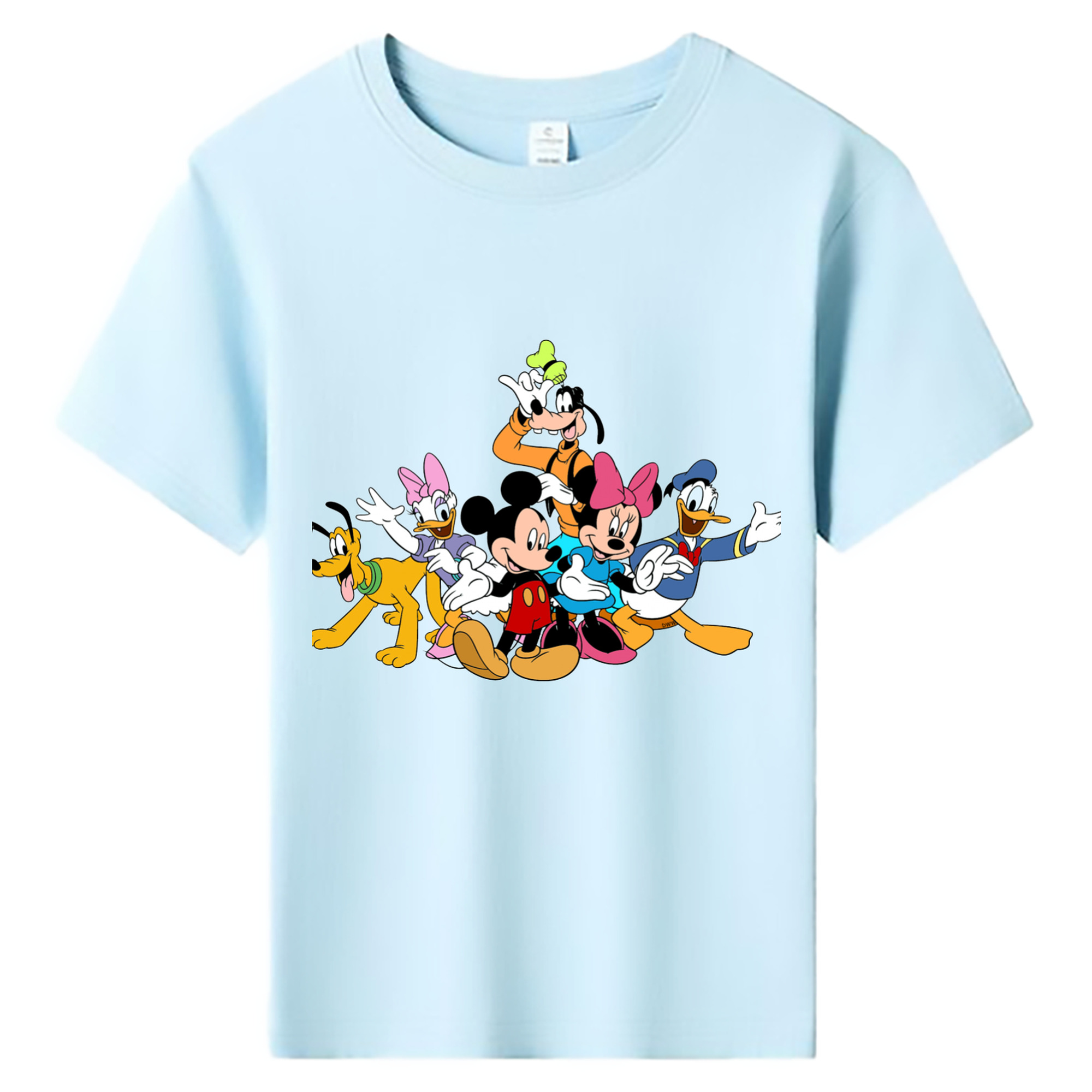 ミッキーマウス Mickey Mouse 綿100％キッズTシャツ（フロントプリント）